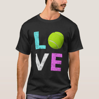 Älskar Tennis Mest T Shirt