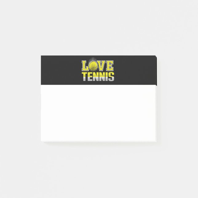 Älskar Tennis  Post-it Block (Framsida)