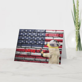 Älskar USA graffiti väggkonst. Kort