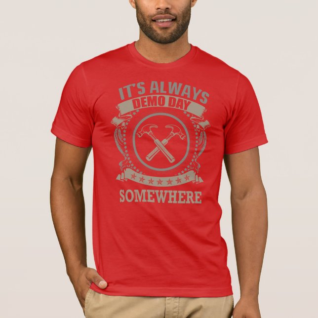 Älskar vem Demodag? T-shirt (Framsida)