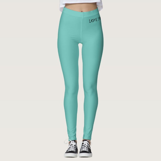 ÄLSKAR YOGA! Leggings (Framsida)