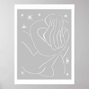 Älskare Abstrakt Poster