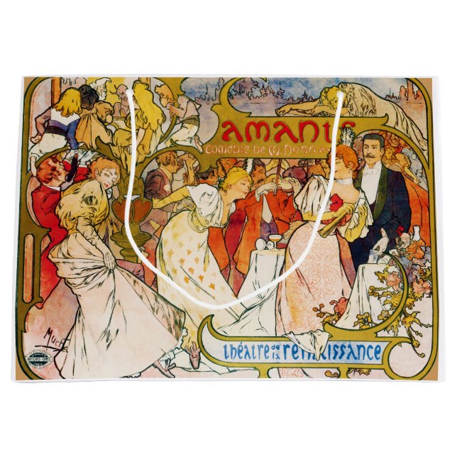 Älskare, Alphonse Mucha (Framsidan)