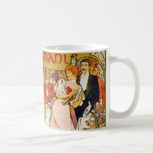 Älskare, Alphonse Mucha Kaffemugg