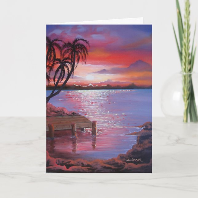 Älskare årsdagkort helgkort (Framsida)