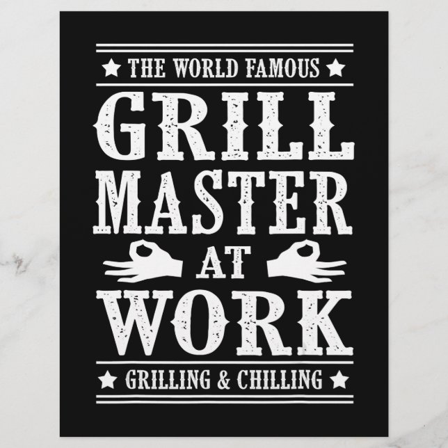 Älskare av BBQ | Världens Mest Berömda Grillmästar Reklamblad (Framsidan)