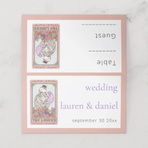 Älskare av gotin Tarot Card Placeringskort