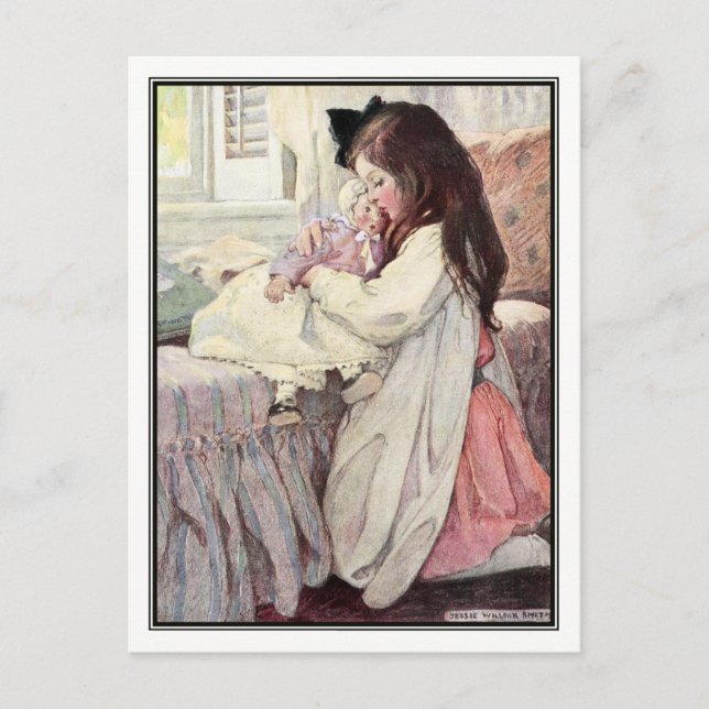 Älskare av Jessie Willcox Smith Vykort (Framsida)