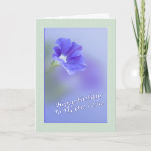 Älskare Birthday Card med Petunia Kort