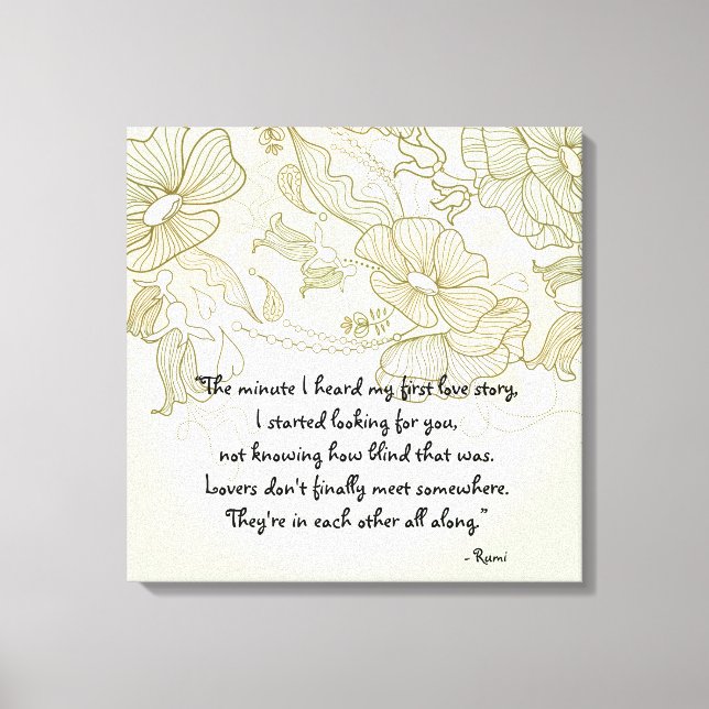 Älskare Canvastryck (Framsida)