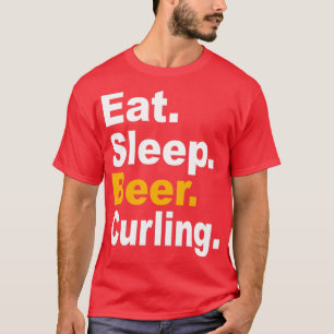 Älskare citerar Curling Hobby T Shirt
