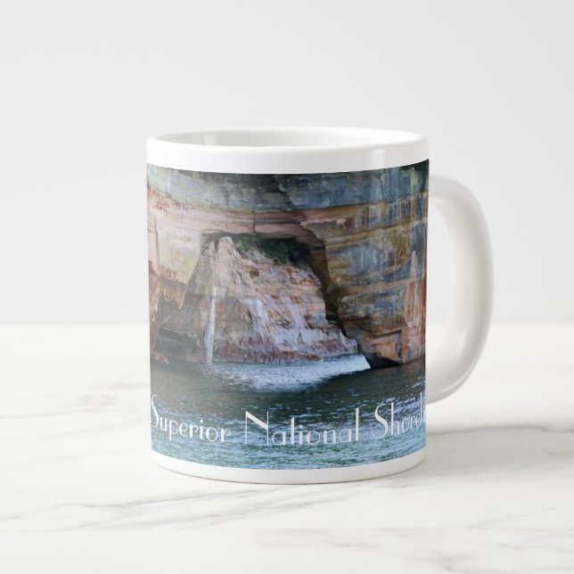Älskare Cove Jumbo Mugg (Framsida höger)