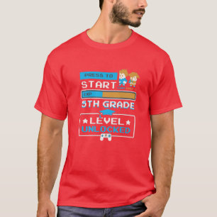 älskare-design för olåsta videospel på 5:e Kla T Shirt