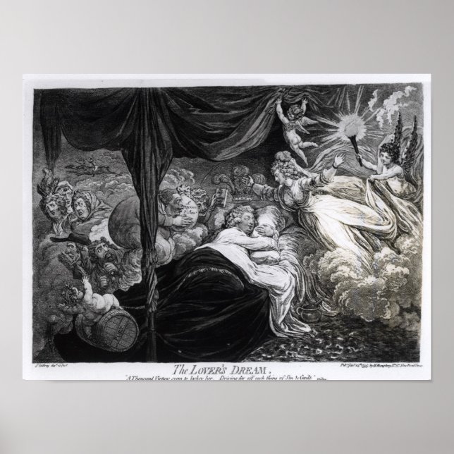 Älskare Dream, 1795 Poster (Framsidan)