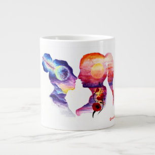 Älskare drömmer kaffe mugg jumbo mugg