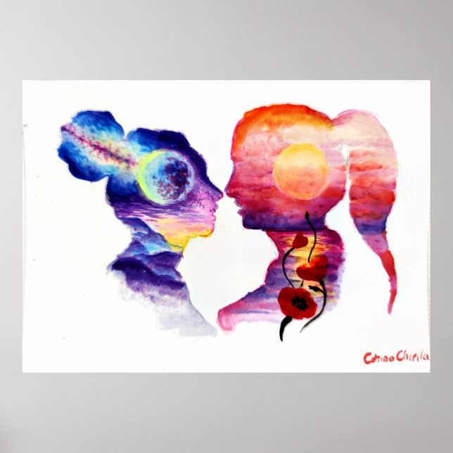 Älskare drömmer poster (Framsidan)