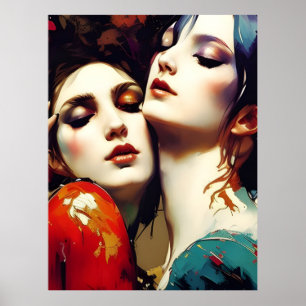 Älskare Embrace Poster