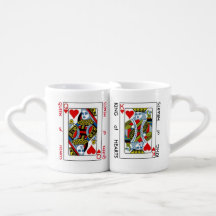 Älskare fastställd KUNG för kaffemugg och
