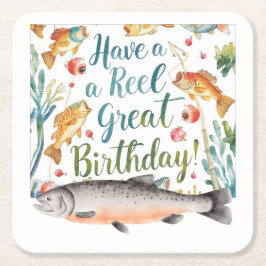 Älskare födelsedag underlägg papper kvadrat