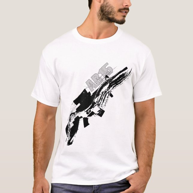 ÄLSKARE FÖR AR 15 T-SHIRT (Framsida)