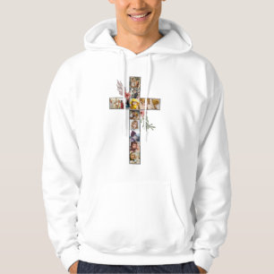 Älskare för den kristna kyrkan i Kor Hoodie