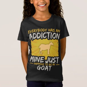 Älskare för djur för lantgård för getböjelse t shirt