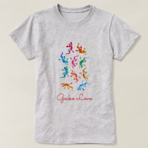 Älskare för djur för reptil för ödla för t shirt