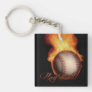 Älskare för Fireballmönsterbaseball kvadrerar