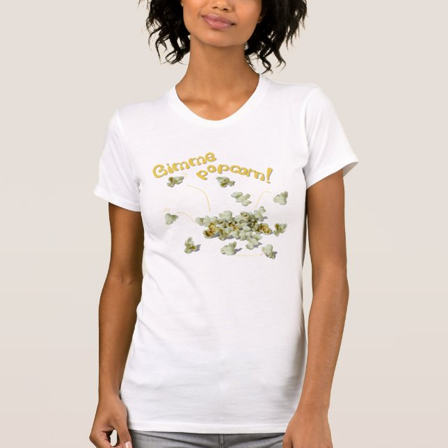 Älskare för Gimme PopcornPopcorn Tee (Framsida)