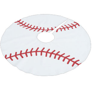 Älskare för julbaseballsport julgransmatta borstad polyester