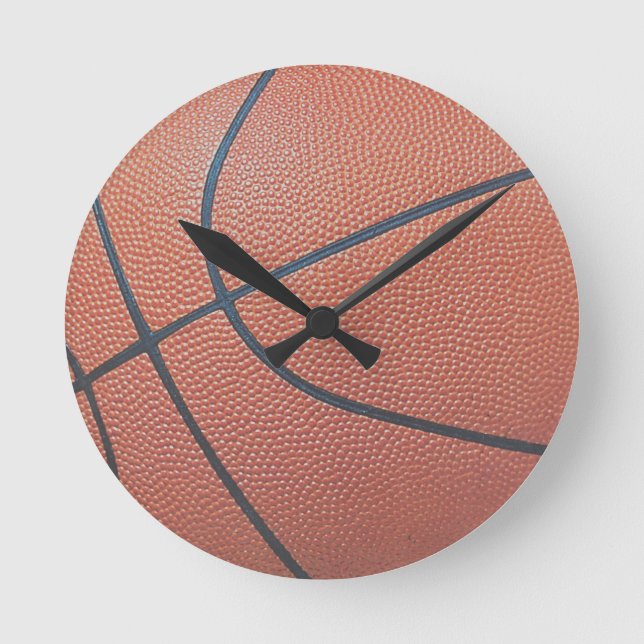 Älskare för look_Hoops för lagSpirit_Basketball Rund Klocka (Framsida)
