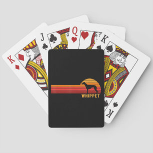 Älskare för textutställare Hund design Gift Whifra Casinokort
