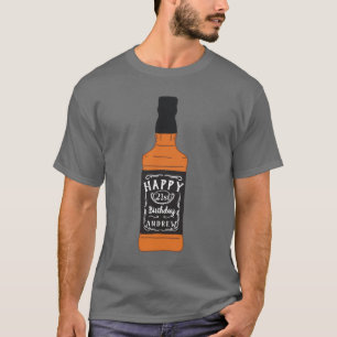 Älskare för Whiskey för födelsedag för T Shirt
