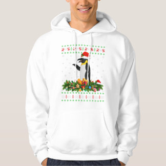 älskare ful adelie penguin chri (I) Hoodie