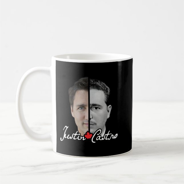 Älskare ger Justin Politikar Trudeau presenterar b Kaffemugg (Vänster)