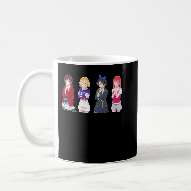 Älskare Gift Hyent Anime A Girlkompis filmgåvor ti Kaffemugg (Vänster)