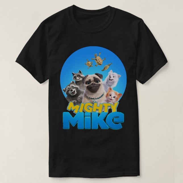 Älskare Gift Mighty Mike Gifts for Movie Fläkt T Shirt (Design framsida)