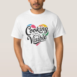 Älskare-grafik med fet och fet kokning t shirt