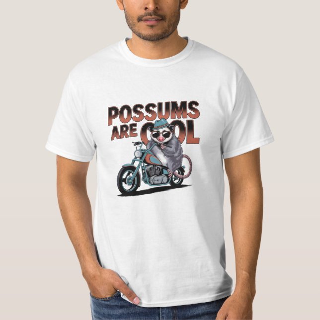 Älskare-grafik med stift och cute Possum T Shirt (Framsida)