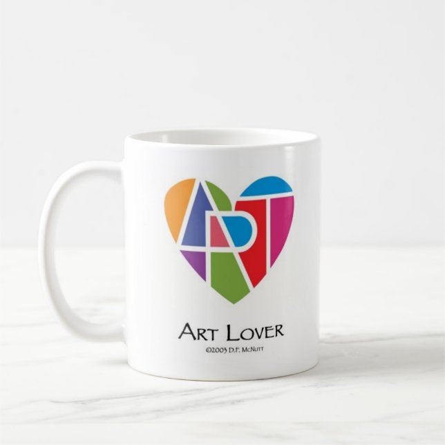 Älskare Heart® Art Älskare Heart Mugg (Vänster)
