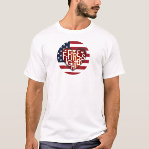 Älskare Heart® Fire Fighters T-Shirt