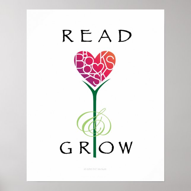 Älskare Heart® Read Bokar Poster (Framsidan)