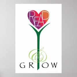 Älskare Heart® Read & Grow Poster