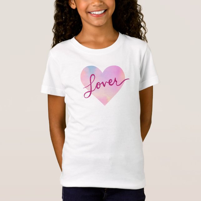 Älskare Heart T Shirt (Framsida)