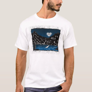 Älskare Heart® Tahoe Mountain Älskare T-shirt