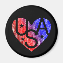 ÄLSKARE HEART® USA Magnet