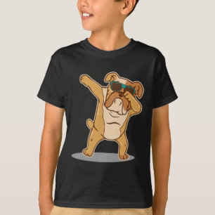 Älskare I Dabbing English Bulldog T Shirt