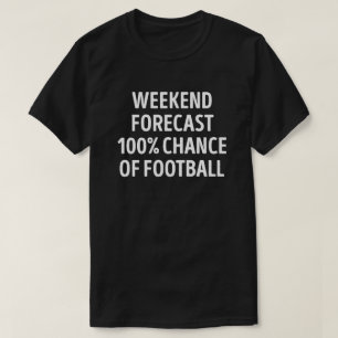 Älskare i den berömda fotboll för Helg T Shirt