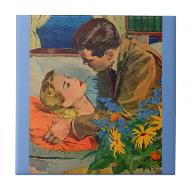 ÄLSKARE i KÄRLEK Kakelplatta (Framsidan)