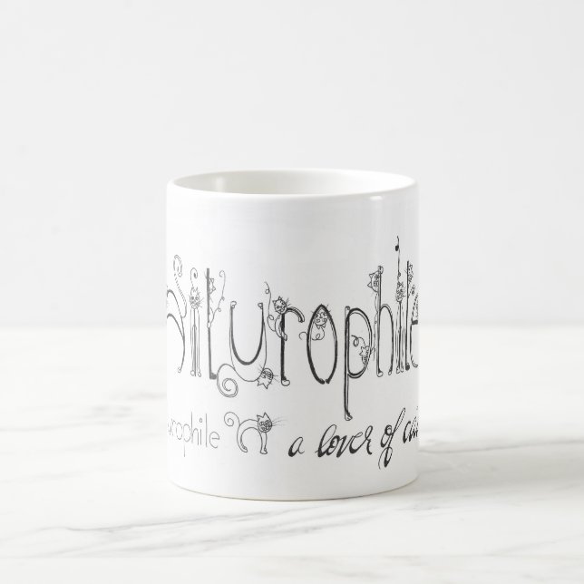 Älskare i Katter Kaffemugg (Center)